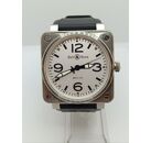 Image Montre Homme BR01‑92 Caoutchouc Noir 46 mm