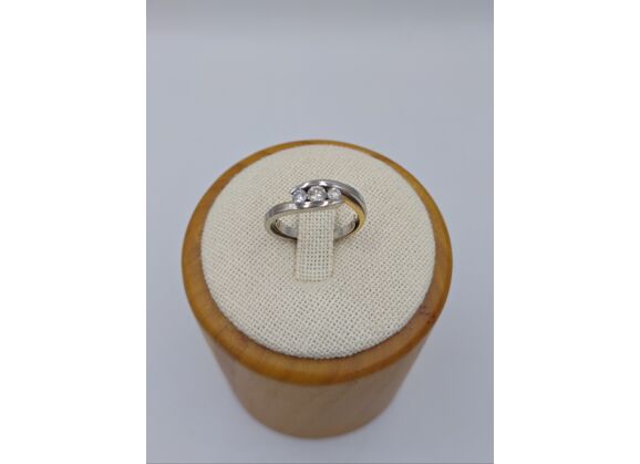 Image Bague Or blanc Diamants