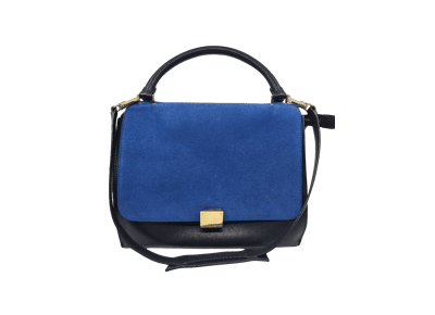 Image Sac à main CELINE Porté épaule Cuir Bleu