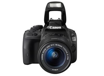 Image Appareils photos numériques CANON Reflex EOS 100D Noir + EF-S 18-55mm IS STM