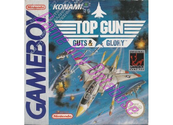 Image Jeux Vidéo jeux video top gun guts & glory game boy Game Boy