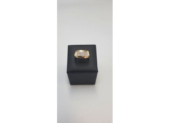 Image Bague Or jaune Diamant Sans