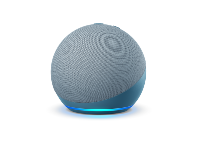 Image Assistant vocal AMAZON Alexa Echo 4ème génération Filaire Bleu gris