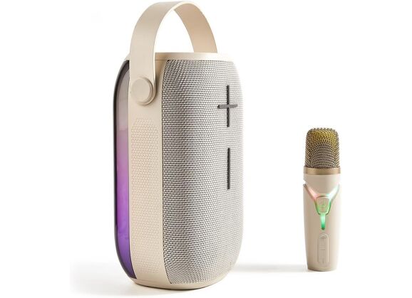 Image Enceintes MP3 LIVOO TEC624 Sans fil Blanc crème