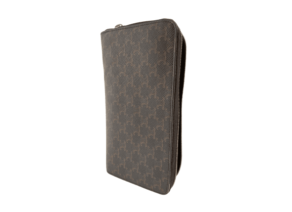 Image Portefeuille Triomphe Cuir grainé Marron