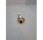 Image Bague Or jaune Rubis Diamant