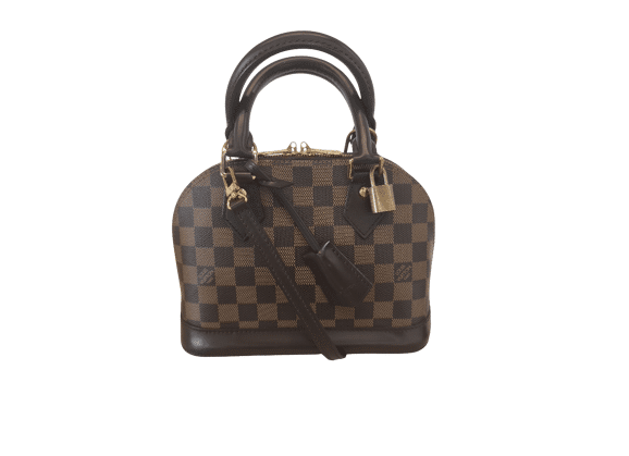 Image Sac à main LOUIS VUITTON Alma BB Porté main Toile ébène