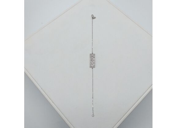 Image Bracelet Or blanc