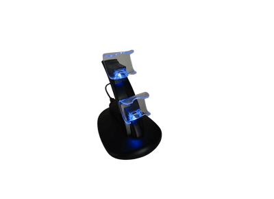 Image Acc. de jeux vidéo BATTLETRON GAMING Charge manette Filaire Noir PS4