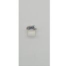 Image Bague Or blanc Saphir Diamant