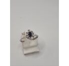 Image Bague Or blanc Saphir Diamant