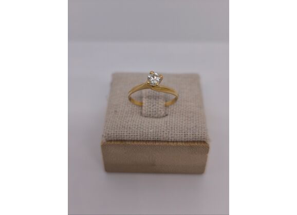 Image Bague Or jaune Diamant