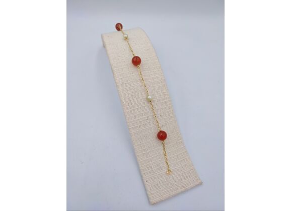 Image Bracelet Or jaune Perle