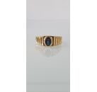 Image Bague Or jaune Saphir