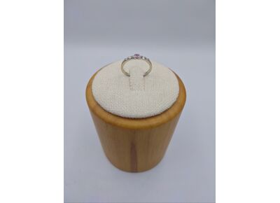 Image Bague Or blanc Rubis Diamant