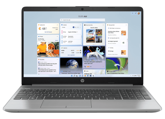 Image Ordinateurs portables HP 255 G9 AMD Ryzen 3 8 Go RAM 256 Go SSD 15.4