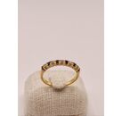 Image Bague Or jaune Saphir Diamant