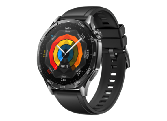 Image Montre connectée HUAWEI Watch GT 5 Pro Caoutchouc Noir 46 mm