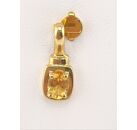 Image Pendentif Or jaune Citrines