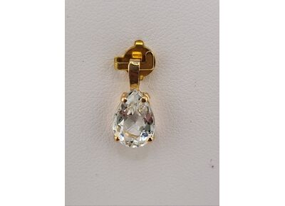 Image Pendentif Or jaune Cristal transparent