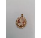 Image Pendentif Or jaune Camée