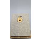 Image Pendentif Or jaune Oxyde de zirconium Pierre rouge
