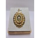 Image Pendentif Or jaune Perle Diamant