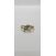 Image Bague Or jaune Emeraude Oxyde de zirconium