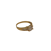 Image Bague Or jaune Pierres blanches