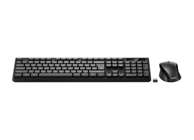 Image Clavier BELKIN Pack Clavier Sans fil Noir + Souris Sans fil Noir