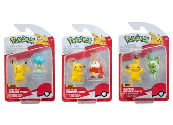 Image Figurines JAZWARES Pokemon - 2 packs figurines premier partenaire cm