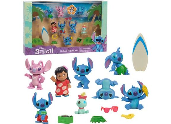 Image Figurines GP TOYS Sticth - coffret 13 pieces figurines et accessoires cm
