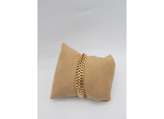Image Bracelet Or jaune Maille fantaisie