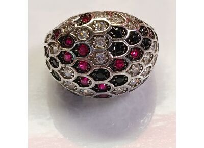 Image Bague Argent Oxyde de zirconium