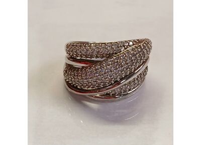 Image Bague Argent Oxyde de zirconium