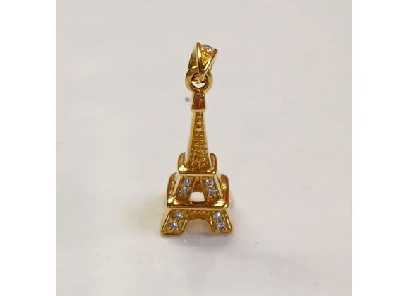 Image Pendentif Plaqué or Oxyde de zirconium