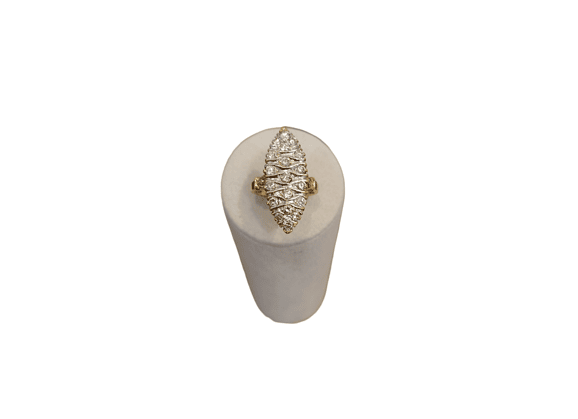 Image Bague Or jaune Diamant Diamant