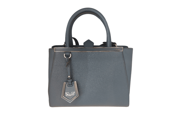 Image Sac à main FENDI Porté croisé Cuir Bleu