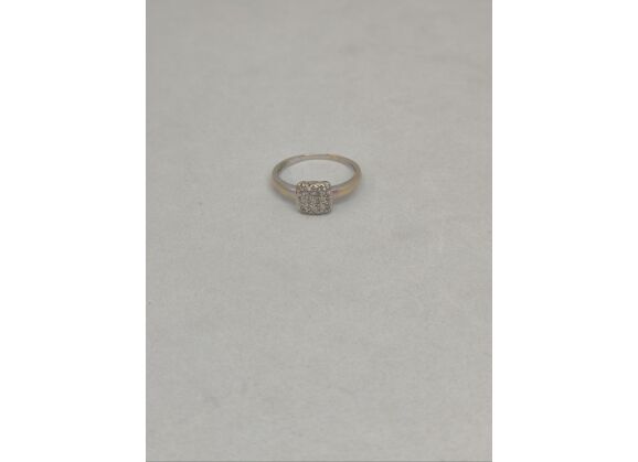 Image Bague Or jaune Or blanc Diamant Diamant