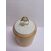 Image Bague Or jaune Pierre blanche Pierre blanche