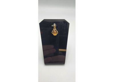 Image Pendentif Or jaune Pierre jaune Pierre blanche