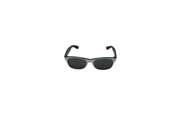 Image Lunettes de soleil RAY-BAN New wayfarer rb 2132 Plastique Blanche et noire 52 mm