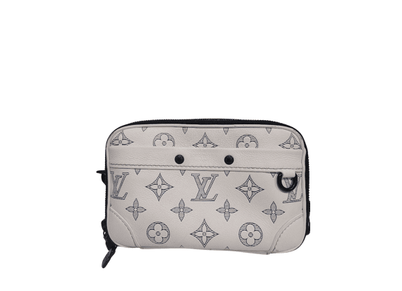 Image Sac à main LOUIS VUITTON Alpha Messenger Porté croisé Cuir Taigarama Bleu