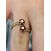 Image Bague Or jaune Rubis Diamant