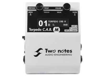 Image Pédale d'effet TWO NOTES Torpedo C.A.B. M Blanc