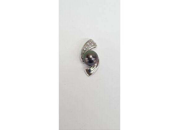 Image Pendentif Or blanc Diamant