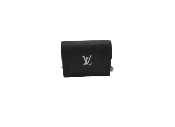 Image Sac à main LOUIS VUITTON Mylockme Porté épaule Cuir Noir