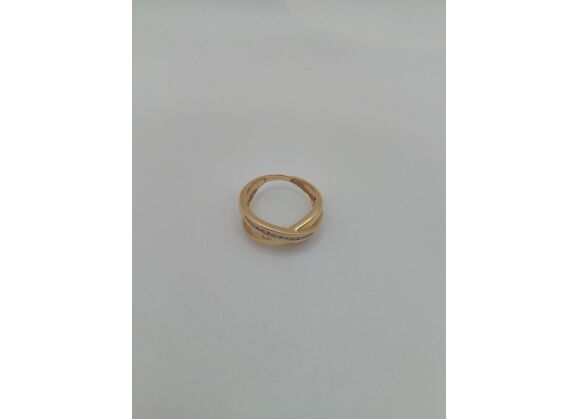 Image Bague Or jaune Diamant Diamant