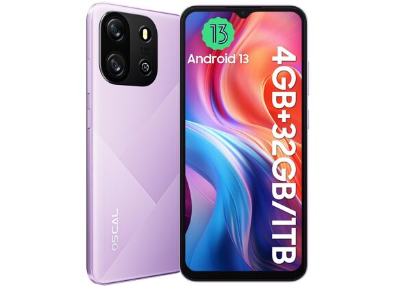 Image OSCAL Flat 1C Mauve 32 Go