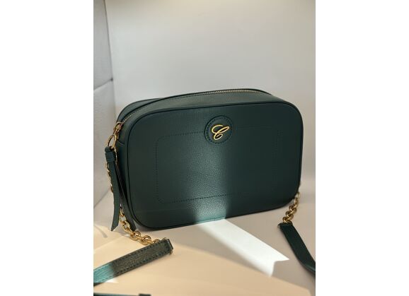 Image Sac à main CHOPARD Happy Sport Porté épaule Cuir de veau Vert sapin